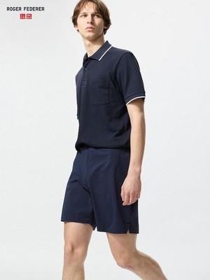 UNIQLO Airism Cotton Pique Polo Shirt Federer Tennis Wear Kei Nishikori ANDERSON