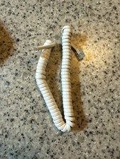 New NOS 1 Telephone Handset Cord - white Modular