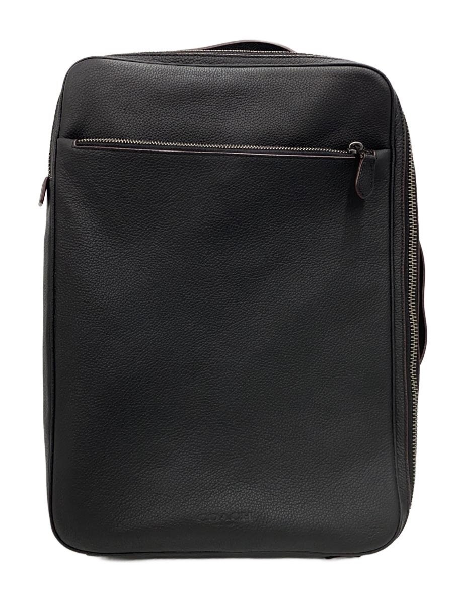 COACH Backpack Leather BLK Solid Color 79542 From… - image 1