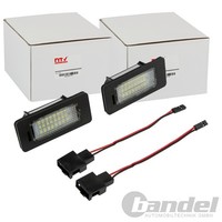 2X NTY LED Kennzeichenleuchte Passend FüR Audi A1 A4 A6 A7 Q5 TT Skoda Fabia