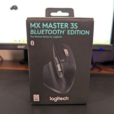 NeW LOGITECH MX Master 3S WIRELESS Mouse Black LASER Computer MICE PC Mac 3 2S