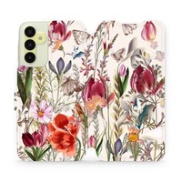HandyhüLle Mit Klappe FüR Galaxy A15 5G Mobiwear Case Cover Etui Blumenstrauß