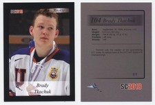 2018 SC2018 #104 Brady Tkachuk USA black 1/1