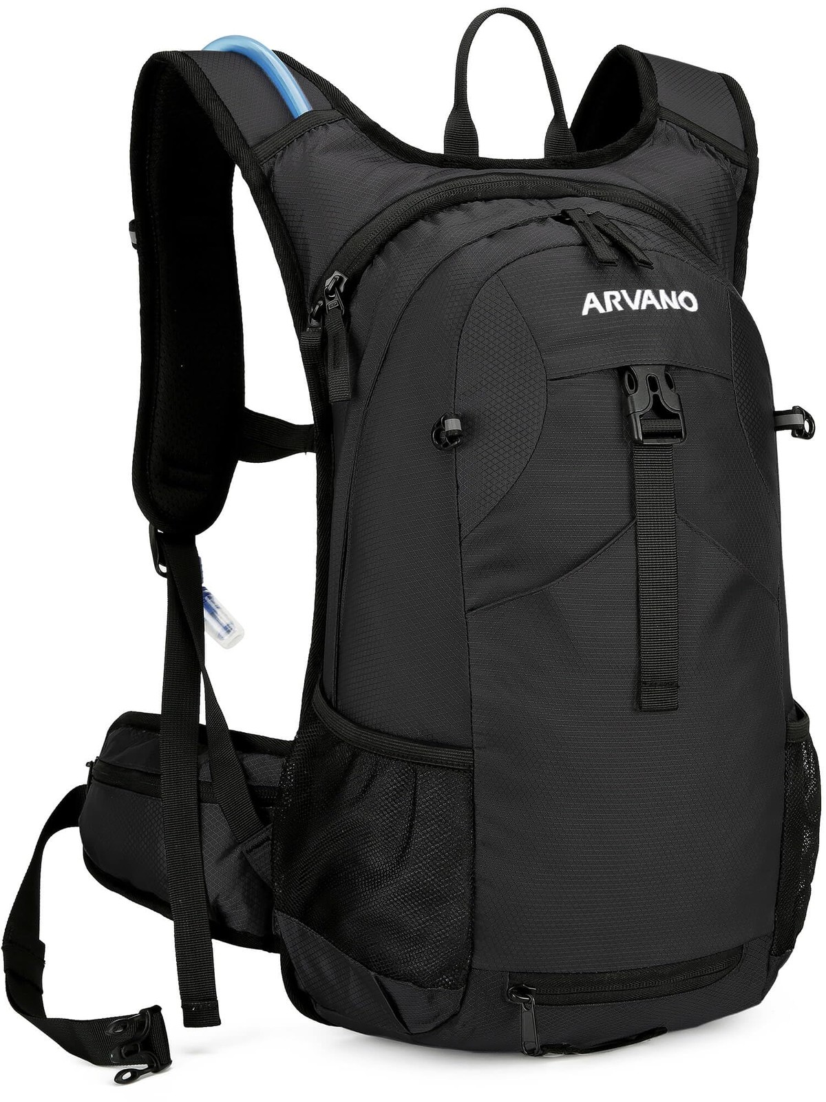 Mochila de Hidratación Arvano 18L con Vejiga de Agua 2L, 44 * 25 * 12 cm, Negra