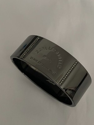 Karl Lagerfeld Rue St. Guillaume Large Bangle with Crystal from Swarovski