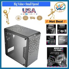 MasterBox Q300L Micro-ATX Tower with Acrylic Panel, Dust Filter, Black