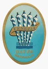 ORIG 1950's HOTEL BAUER GRUNWALD - VENEZIA - BAGGAGE - LUGGAGE LABEL