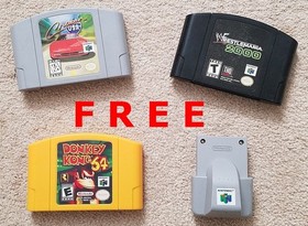 Nintendo 64 N64 System Console With Controllers Mario Kart EXP PLus More LQQK !!