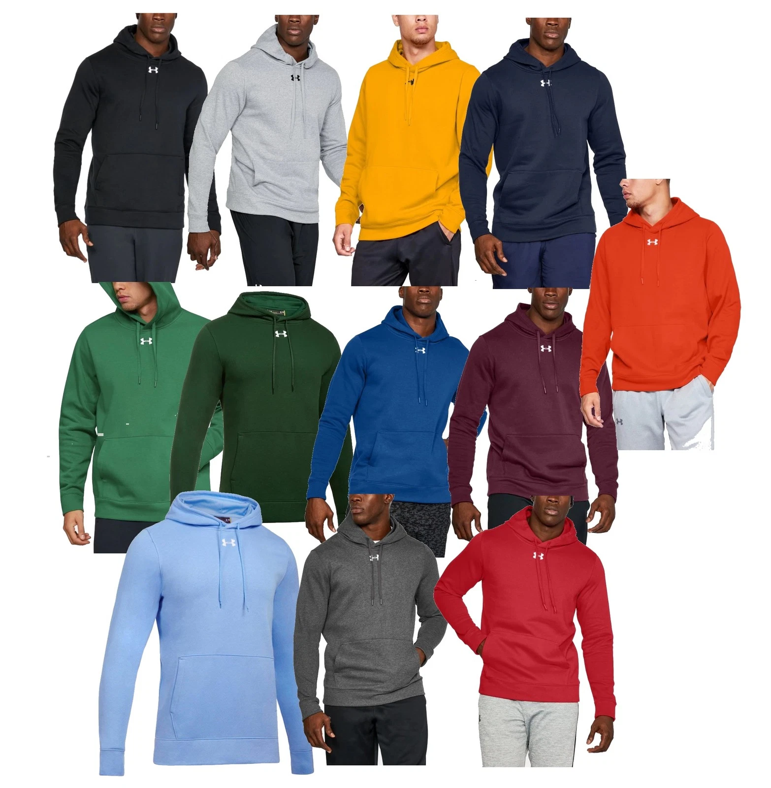 Under Armour UA Mens Hustle Fleece Hoodie - New - Choose Size & Color
Opens in a new window or tab