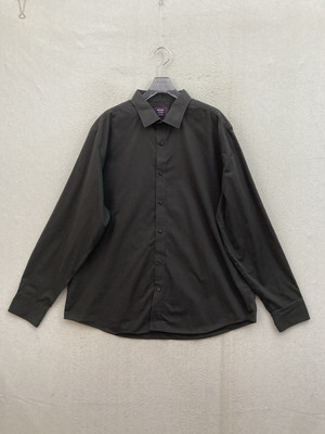 Untuckit Wrinkle Free Shirt Men s Black Stone Regular Fit 2XL Corporate Office