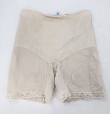 Vintage Flexees Girdle Shapewear 2X - 34 Shorts Tan Lace