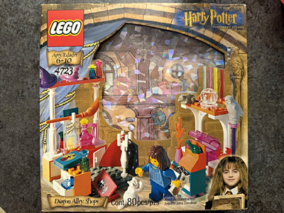 LEGO Harry Potter 4723 Diagon Alley Shops 2001 NEW SEALED Sorcerer s Stone