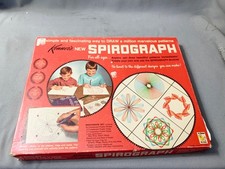 Vtg Spirograph Kenner's 401 Drawing Set 1967 Gears Manual Pens Board Pins Box