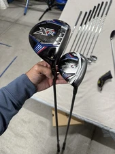 Callaway XR 12* Driver & 5 Wood  Project X Senior Flex Shaft Used No HC!