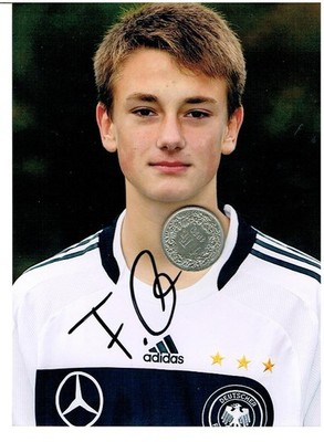 Felix Beiersdorf 10x15 photo DfB jersey RB Leipzig with original signature