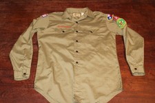 Boy Scouts of America BSA Youth Shirt X-Large  No Size Green Vintage