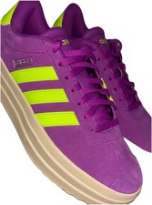 Adidas VL Court Bold Flash Pink W Lucid Lemon Women  s Us 7 Brand NEW No Box /tag