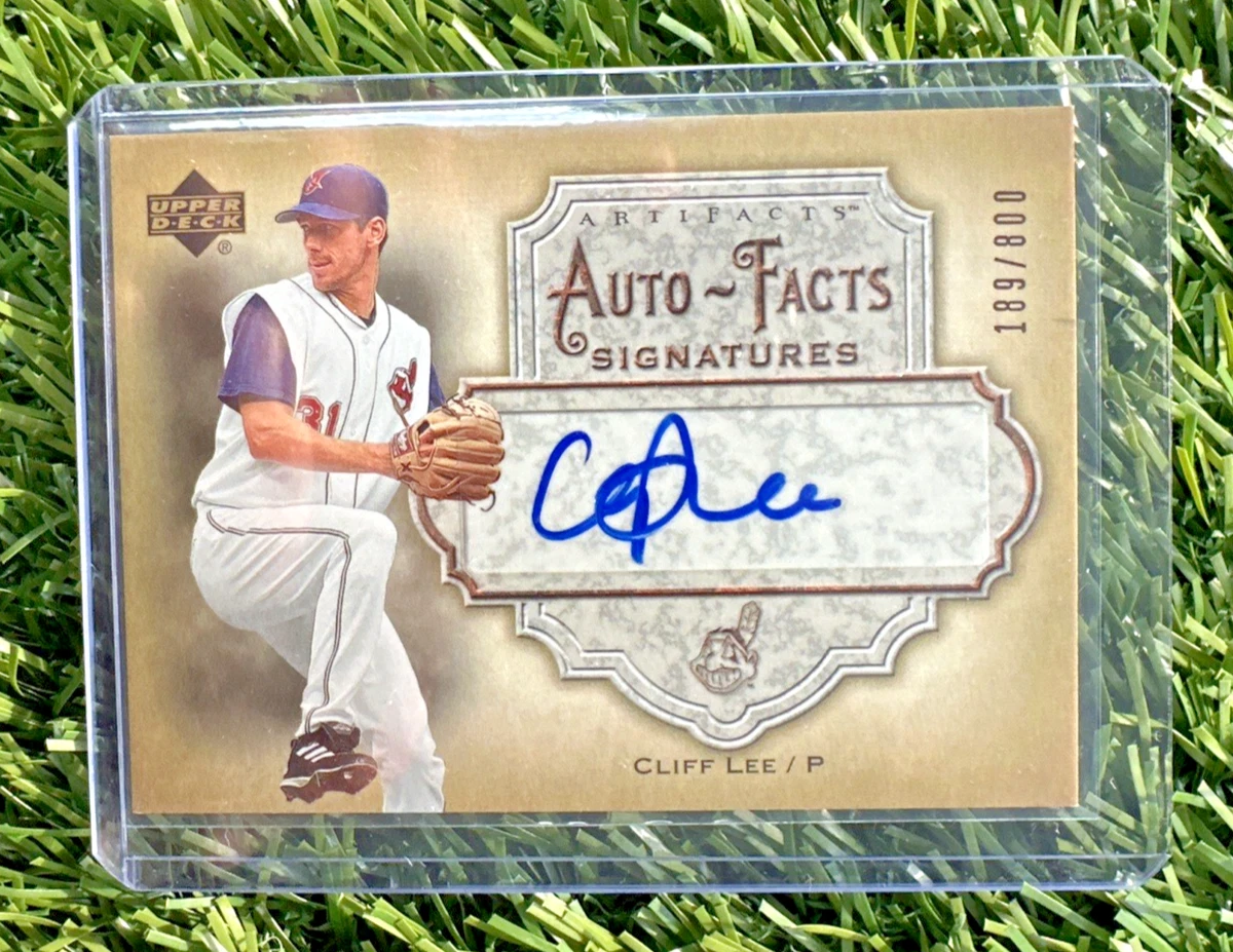 Cliff Lee Baseball Autographed Sports Trading Cards & Accessories