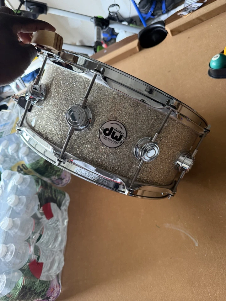 DW 收藏家系列小军鼓 14x5 破损玻璃饰面 — 第 3/4 张图片