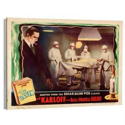 1935 The Raven (Universal) Rare Lobby Card  Movie Poster or Canvas Art Print