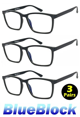 #ad #ad Blue Light Blocking Glasses Computer Gaming Retro Eyewear Vision Care Protection $20.95