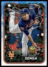 Kodai Senga 2024 Topps Holiday #H190 New York Mets