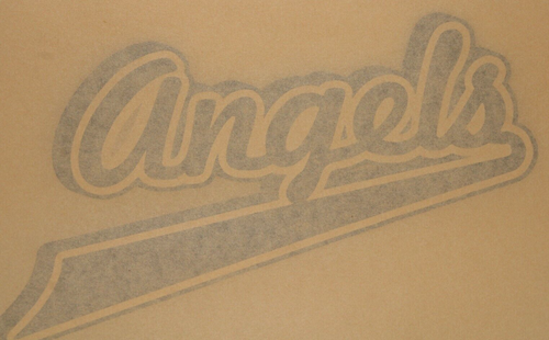 Anaheim Angels Baseball Large Iron-On Heat Transfer Team Shirt Decal Vtg Stock - Picture 2 of 4