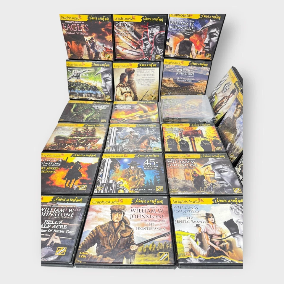 GraphicAudio Books LOT Of 22 - WESTERNS AND OTHERS - Imagem 3 de 4
