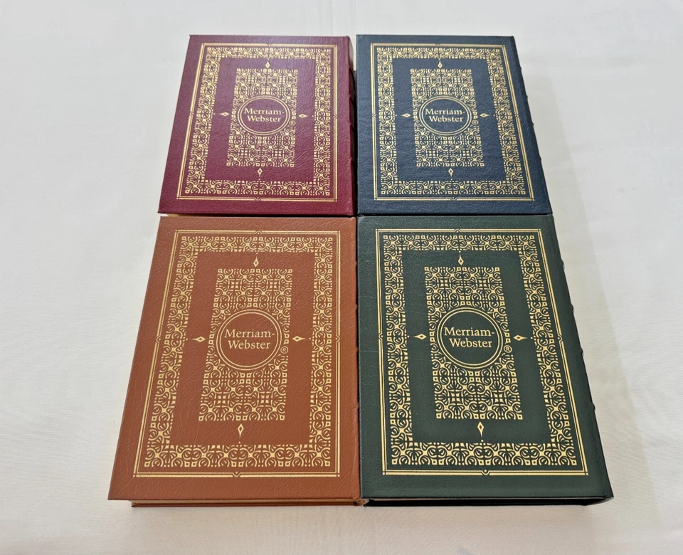 Easton Press 4Vol SET MERRIAM-WEBSTER Collegiate Dictionary Thesaurus Usage MINT - Image 4 of 4