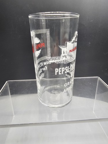 1964 PEPSI Cola Bottling Co. of Tupelo MS Grand Opening Commemorative Glass - Picture 7 of 10