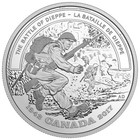 2017 Canada $20 Second World War Battlefront Series: 3 Dieppe - Pure Silver Coin