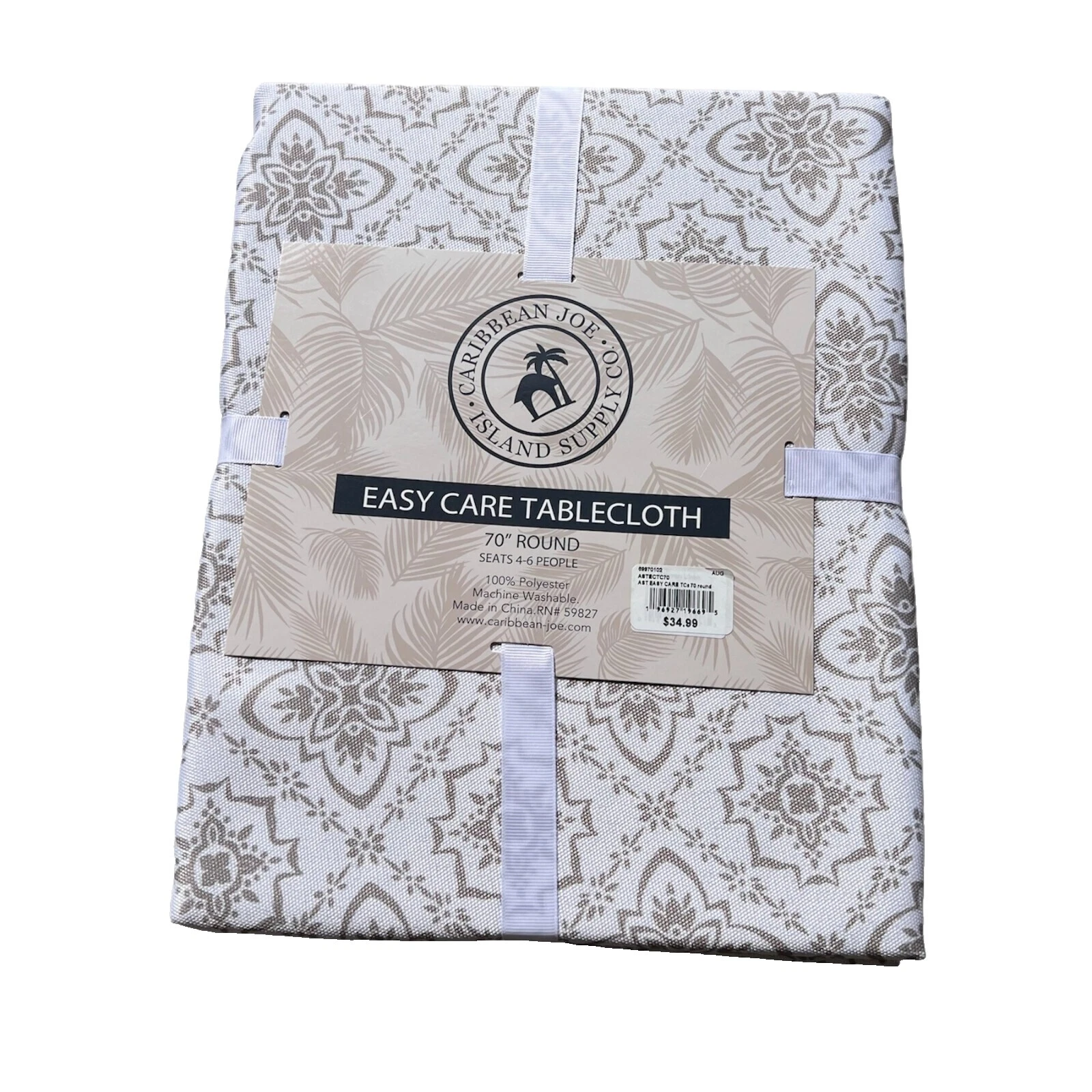 亚麻混纺桌布几何