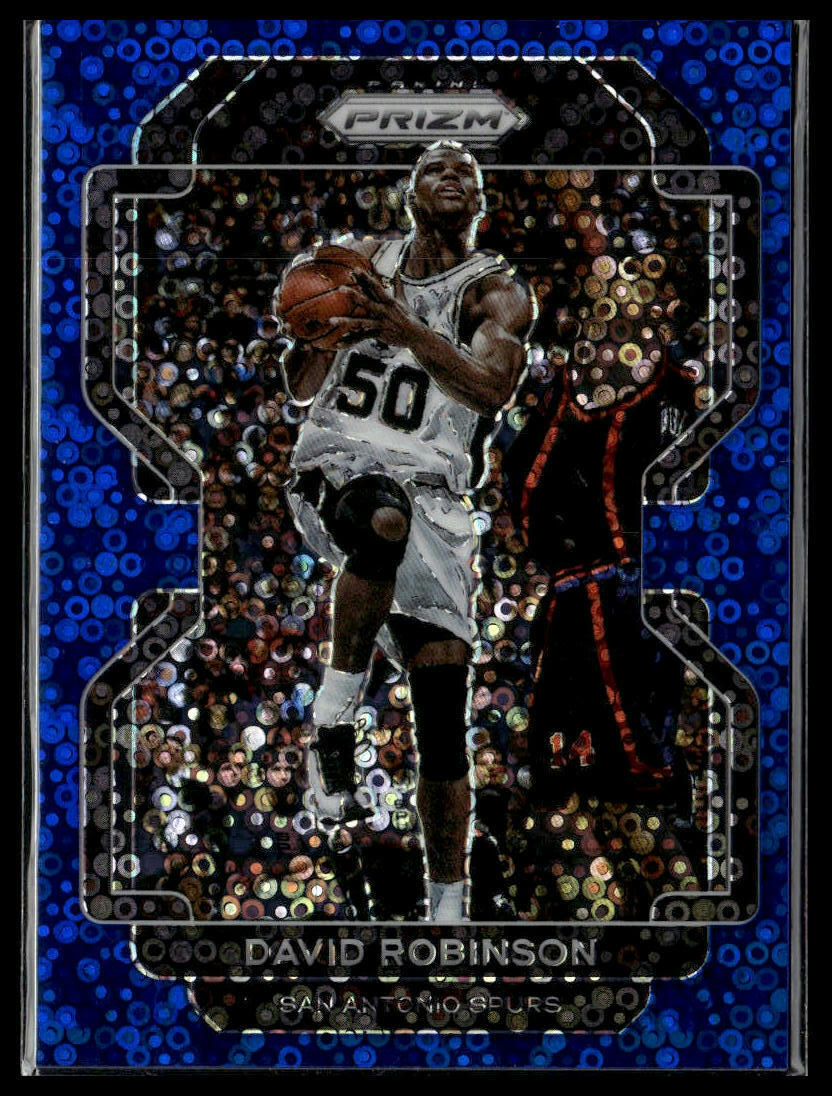 2021-22 Panini Prizm #242 David Robinson Fast Break Blue #/150
