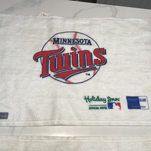 (2) Asciugamani da piatto Minnesota Twins Holiday Inn SGA MLB Baseball - Foto 2 di 5