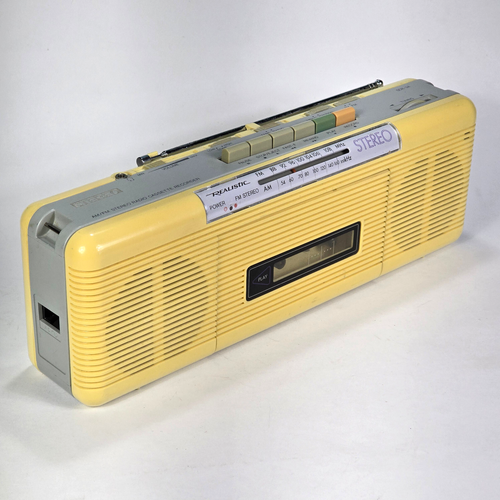 Cassette Player AM FM Radio REALISTIC Stereo Boombox Recorder 14-752A TESTED