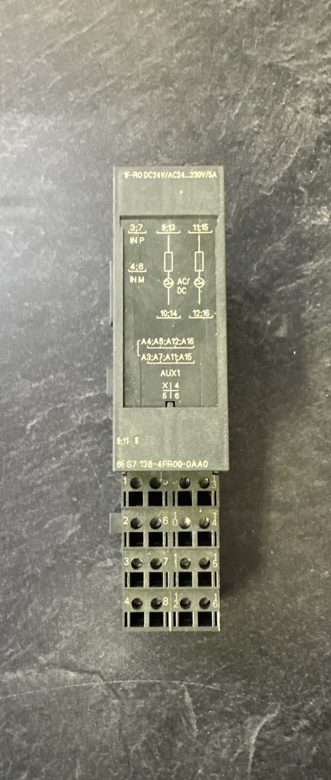 Siemens Simatic S7 Relay Output Module 6ES7 138-4FR00-0AA0 2 Channels with base