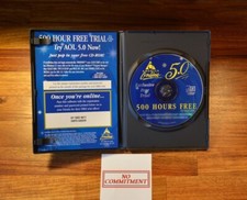 1999 AOL 5.0 promotional CD with 500 hours.  CD-ROM  in hard case.