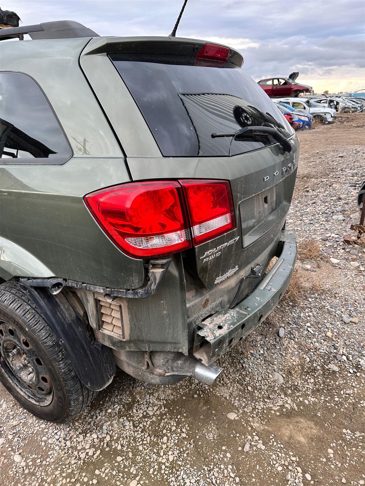Used Rear Right Door Glass Rear fits: 2016 Dodge Journey privacy tint Rear Right