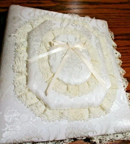 Фотоальбомы для свадьбы ручной работы из ткани