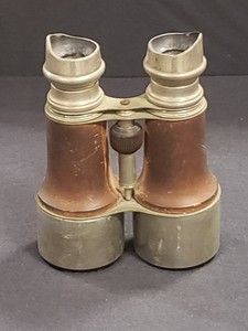 antique military binoculars