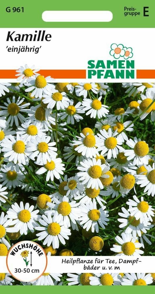 Kamille - für Tee und Dampfbäder, Matricaria chamomilla - Kräuter Saatgut Samen
