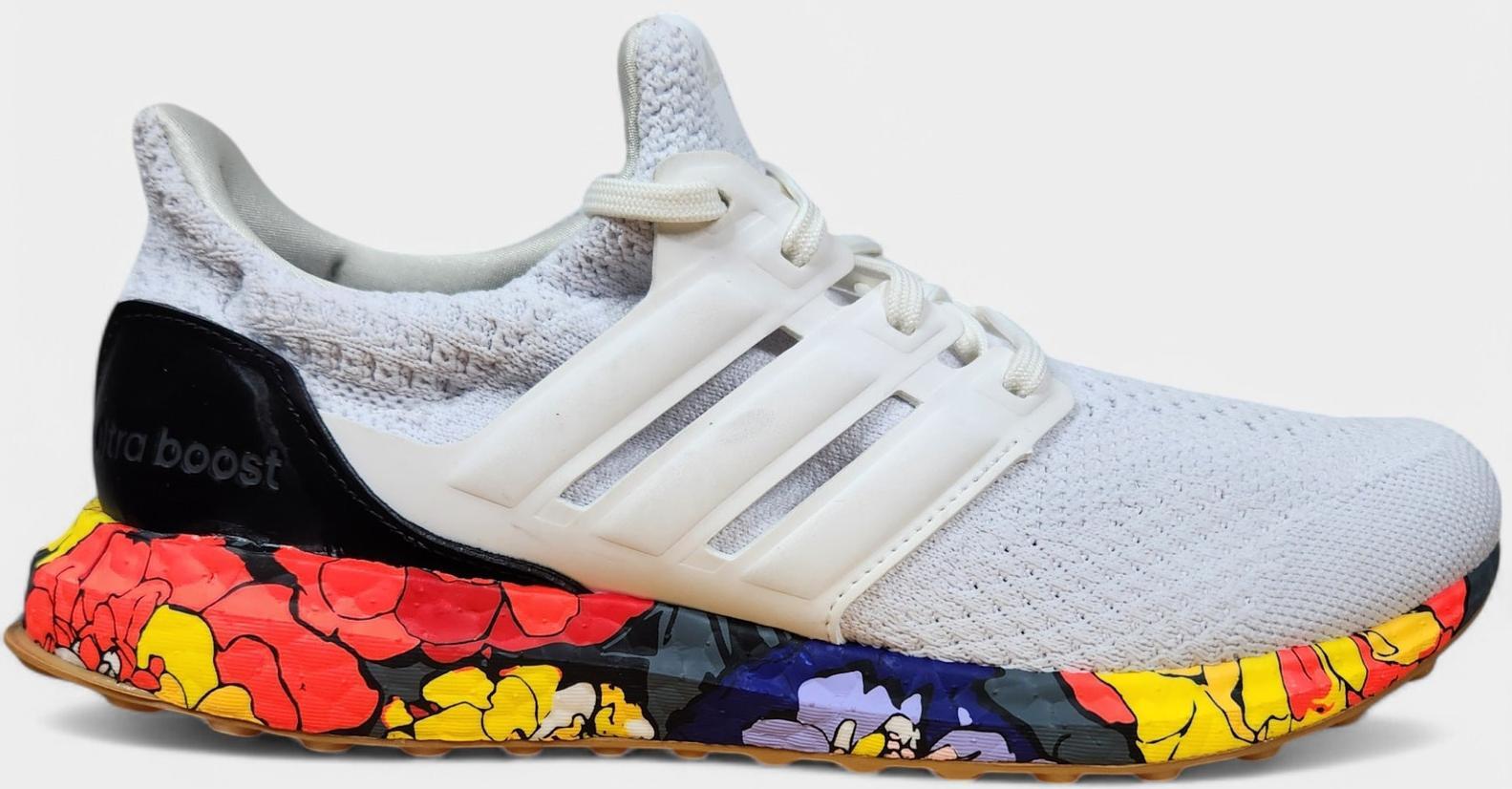 Adidas UltraBoost 5.0 DNA White Floral W for sale | eBay