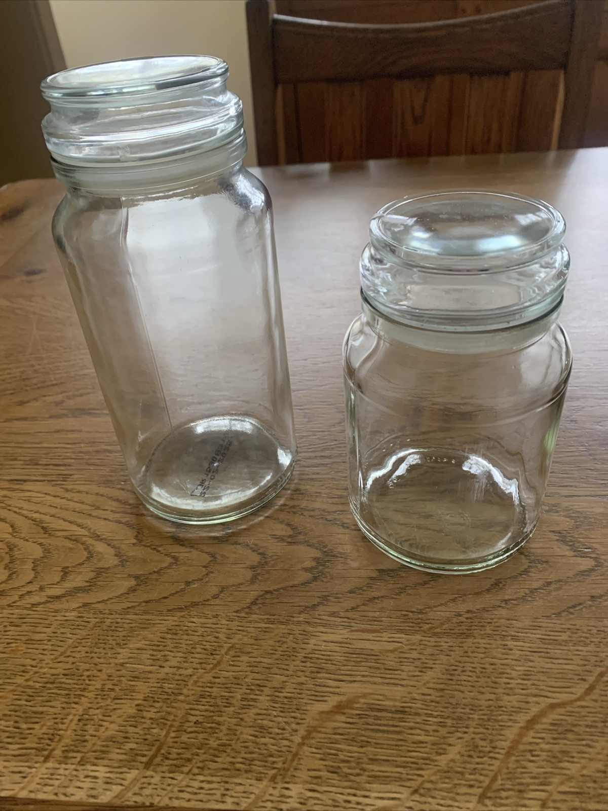 5 x Douwe Egberts Empty Coffee Glass Airtight Kitchen Storage Jars Crafts Small eBay