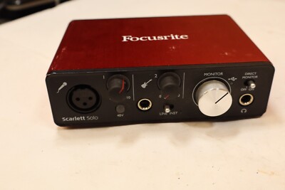 Focusrite Scarlett Solo 2nd Gen USB Audio Interface