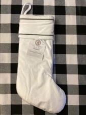 NWT My Texas House By Erin Vogelpohl Michelle White Christmas Stocking 20”