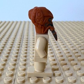 LEGO Star Wars, Clone Wars: Jedi Plo Koon HEAD ONLY, sw0198, 7676, GUNSHIP, 2008