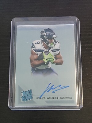 2023 National Gold Pack RARE SSSP Kenneth Walker III Auto Seattle