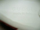 New GUCCI UK 9 Men US 9.5 White Red Green GG Logo Low Top Lace Up Sneakers Shoes — photo 8