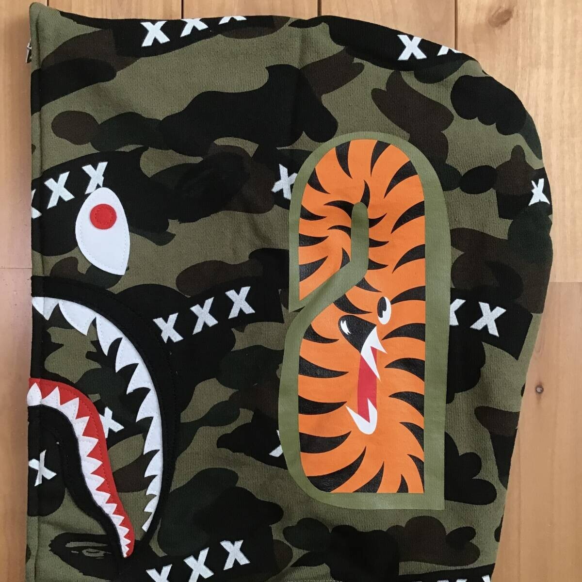 BAPE × GOD SELECTION XXX Shark Full Zip Hoodie A Bathing Ape Size