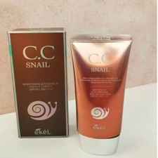 EKEL Snail CC Creme 50ml LSF50+ PA+++ Whitening Anti-Falten Verbesserung NEU
